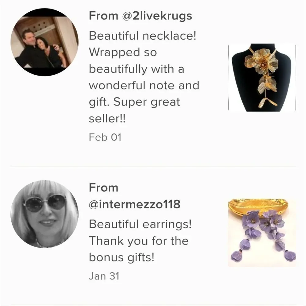 New ZARA Cascading Purple Flowers Floral Statement Necklace Trending | NWOT - Picture 10 of 13